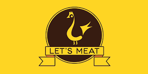 Lets Meat Franchise Logo